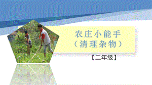 小學(xué)勞動與技術(shù)二年級-農(nóng)莊小能手（清理雜物）（課件）.pptx