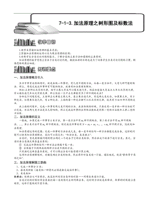 小學奧數加法原理之樹形圖及標數法143.doc