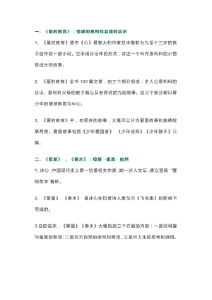 初中語文必考文學(xué)名著導(dǎo)讀大合集.docx