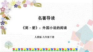 部編版九年級下冊語文第六單元名著導讀《簡愛》外國小說的閱讀 課件.ppt