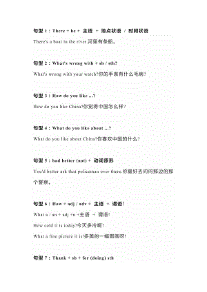 初三英語暑期必背的30個短句.docx