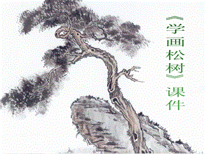 人教版五年級(jí)下冊(cè)美術(shù)學(xué)畫松樹課件03.ppt