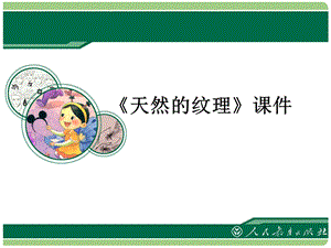 人教版三年級上冊美術《天然的紋理》課件1.ppt