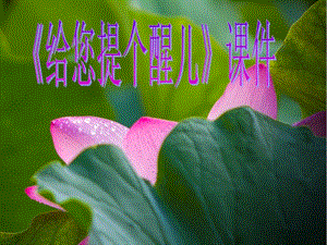 人教版四年級上冊美術(shù)《給您提個醒兒》課件1.ppt