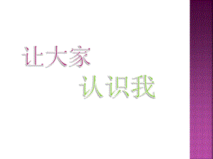人美版一年級上冊美術《讓大家認識我》課件2.ppt