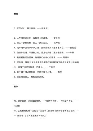 小學語文寫作素材：193則名人名言.docx