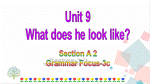 人教版七年級下冊英語Unit9 Section A (grammar focus-3d) 課件.ppt