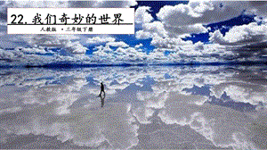 人教部編版三年級下冊語文22我們的奇妙世界.第一課時課件.pptx