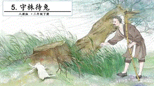 人教部編版三年級下冊語文5守株待兔.第一課時(shí)課件.pptx