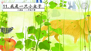 人教部編版二年級(jí)下冊(cè)語(yǔ)文11我是一只小蟲(chóng)子.第一課時(shí)課件.pptx