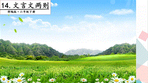 人教部編版六年級下冊語文14文言文兩則.第一課時(1)課件.pptx