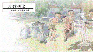 人教部編版六年級下冊語文習(xí)作例文.一課時課件.pptx