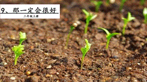 人教部編版三年級上冊語文9那一定會很好課件.pptx