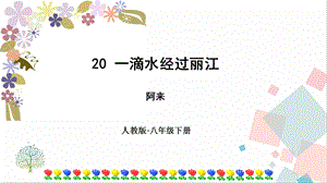 人教部編版八年級(jí)下冊(cè)語(yǔ)文20一滴水經(jīng)過(guò)麗江》課件.pptx
