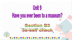 人教版八年級下冊英語Unit 9 Section B (3a-self check) 課件.ppt