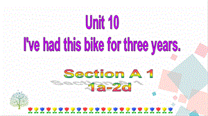 人教版八年級下冊英語Unit 10 Section B 3a-self check 課件.ppt