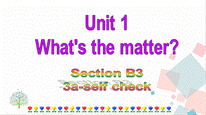 人教版八年級下冊英語Unit 1 Section B (3a-self check) 課件.ppt