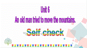 人教版八年級下冊英語Unit 6 Self check 課件.ppt