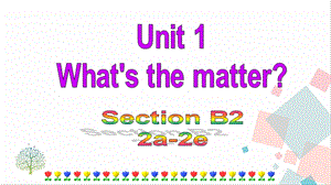 人教版八年級下冊英語Unit 1 Section B (2a-2e) 課件.ppt