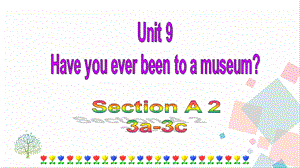 人教版八年級下冊英語Unit 9 Section A (3a-3c) 課件.ppt