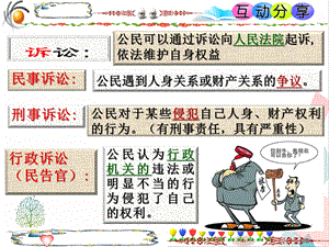 部編版八下道德與法治訴訟的分類_依法行使權利_道德與法治課件.ppt