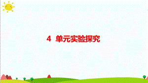 大象版六年級科學下冊 第4單元實驗探究(含練習)課件(共7張PPT).pptx