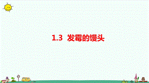 大象版六年級上冊科學(xué)1.3發(fā)霉的饅頭課件.pptx