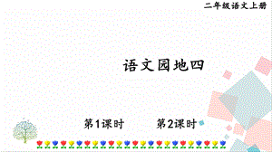 部編版二年級上冊語文語文園地四課件.pptx