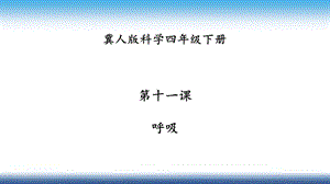 冀人版四年級下冊科學11：呼吸課件19張.pptx