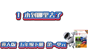 冀人版五年級下冊科學第1課《水到哪里去了》課件.pptx