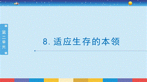 蘇教版六年級下冊科學2.8：適應生存的本領(lǐng)-課件.pptx