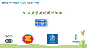 人教部編版六下道德與法治9.日益重要的國(guó)際組織【2課時(shí)】課件.pptx