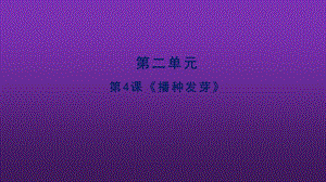 人教鄂教版三年級下冊科學4播種發芽課件(共14張PPT).pptx
