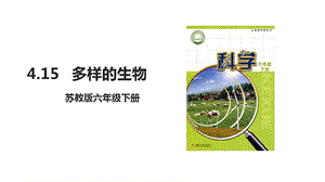 蘇教版六年級科學下冊科學4.15多樣的生物 教學課件PPT.ppt