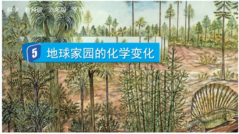 教科版六年級(jí)下冊科學(xué)4.5 地球家園的化學(xué)變化-課件+視頻素材.rar