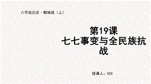 人教部編版八上歷史第19課七七事變與全民族抗戰(zhàn)+教學(xué)課件.pptx
