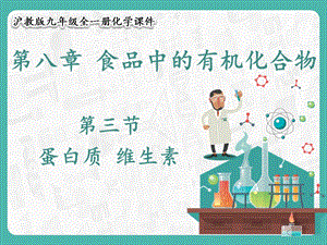 滬教版九年級化學(xué)8.3 蛋白質(zhì) 維生素-課件.pptx