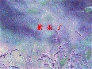 湘藝版二年級(jí)上冊(cè)音樂《摘果子》課件1.ppt