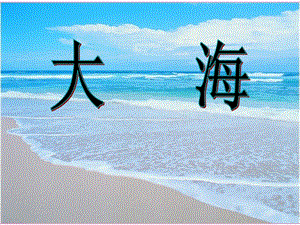 人音版二年級(jí)上冊(cè)音樂(lè)大海課件2.ppt