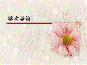 人音版六年級上冊音樂《學吹豎笛》課件.ppt