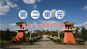 人教部編版七下歷史第8課金與南宋的對峙教學課件.pptx