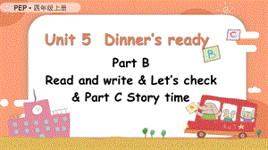 人教PEP版四上英語Unit5第6課時BReadandwriteLetscheckCStorytime教學課件.pptx