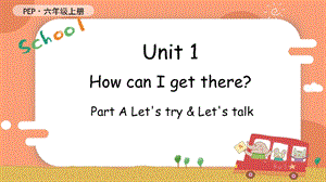 人教PEP版六年級上冊英語Unit 1 A Let's try & Let's talk教學課件.pptx