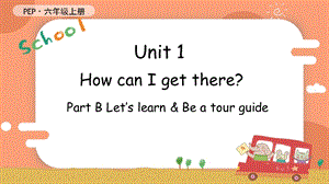人教PEP版六年級上冊英語Unit 1 B Let's learn&Be a tour guide教學課件.pptx