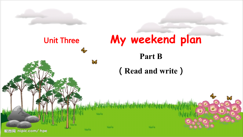 人教PEP版六上英語Unit3PartBReadandwrite課件.rar