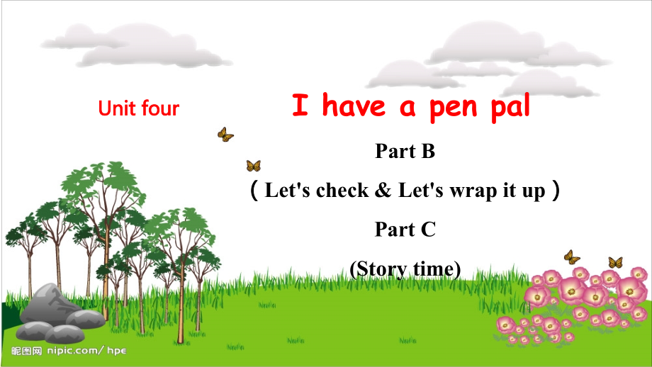 人教PEP版六上英語Unit4PartBLetscheckLetswrapitupPartCStorytime課件.rar