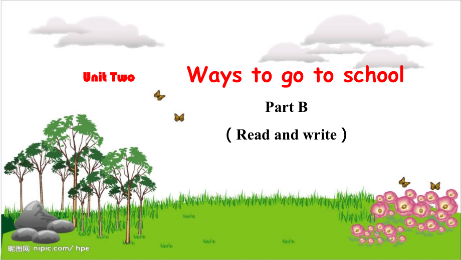 人教PEP版六上英語Unit2PartBReadandwrite課件.rar