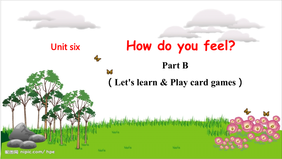 人教PEP版六上英語Unit6PartBLetslearnPlaycardgames課件.rar