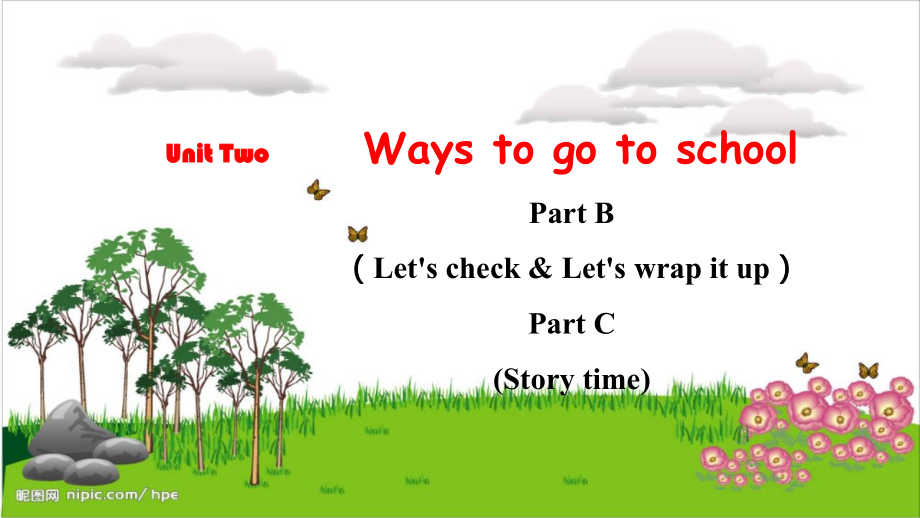 人教PEP版六上英語Unit2PartBLetscheckLetswrapitupPartCStorytime課件.rar
