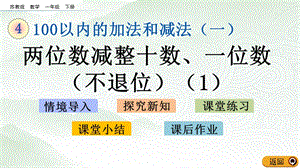 蘇教版一年級(jí)下冊(cè)數(shù)學(xué)4.6 兩位數(shù)減整十?dāng)?shù)、一位數(shù)（不退位）(1)_教學(xué)課件.pptx